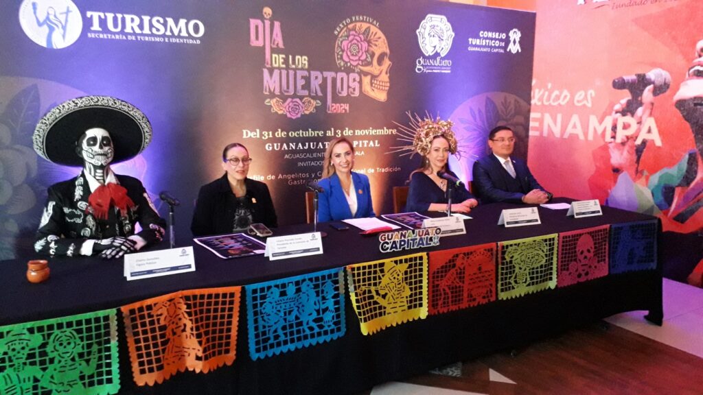 LUPITA ROBLES Y SAMANTHA SMITH ANUNCIARON EL FESTIVAL DEL DÍA DE LOS MUERTOS EN GUANAJUATO CAPITAL